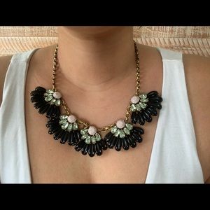 J Crew Floral Statement Necklace
